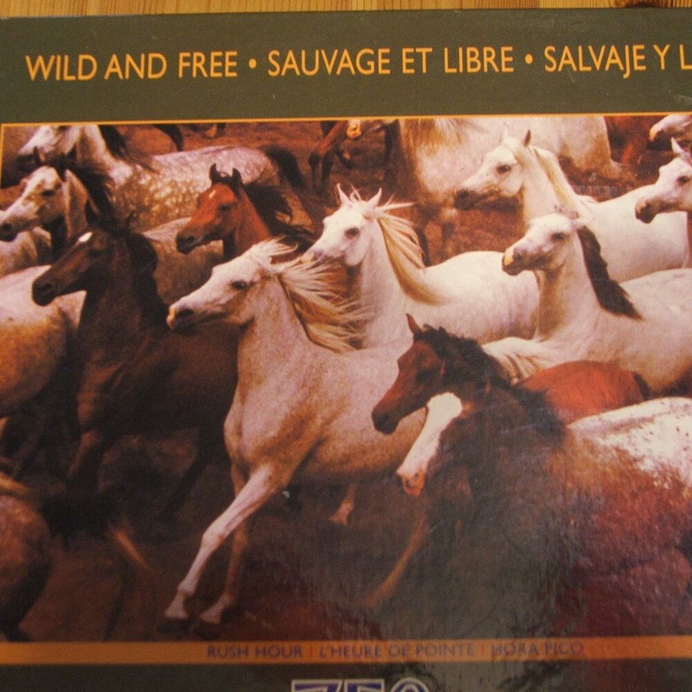 Sure-Lox Wild and Free Rush Hour Wild Horses 750 Piece Jigsaw (P62/63)